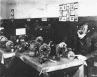 Tesla with some of his early induction motors -- EM008