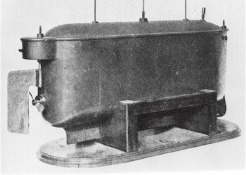 The first radio controlled guided weapon..  Read NIKOLA TESLA  GUIDED WEAPONS AND COMPUTER TECHNOLOGY to learn more about Tesla's system for secure wireless communications.